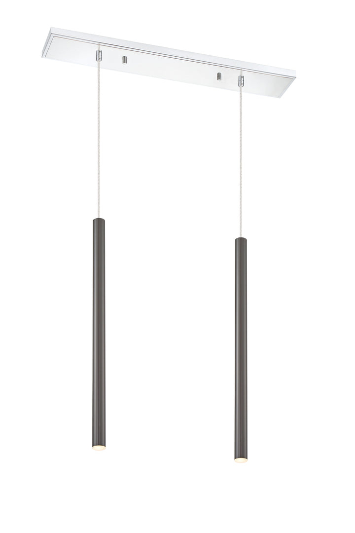 Forest - LED 2 Light Linear Chandelier (917MP24-PBL-LED-2LCH)