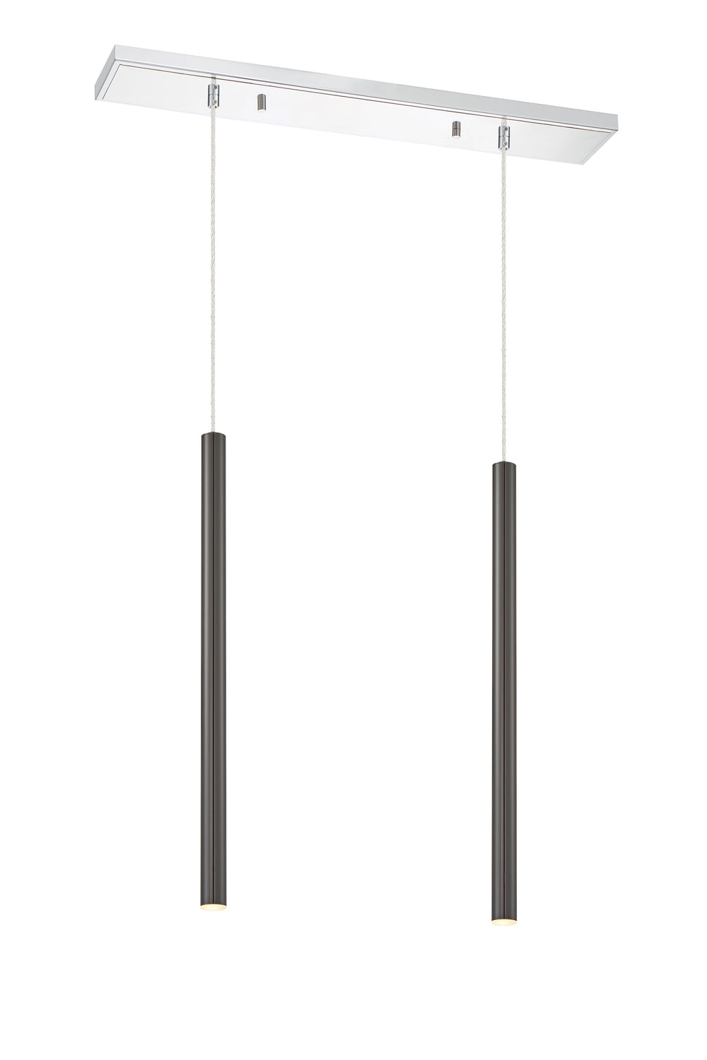 Forest - LED 2 Light Linear Chandelier (917MP24-PBL-LED-2LCH)