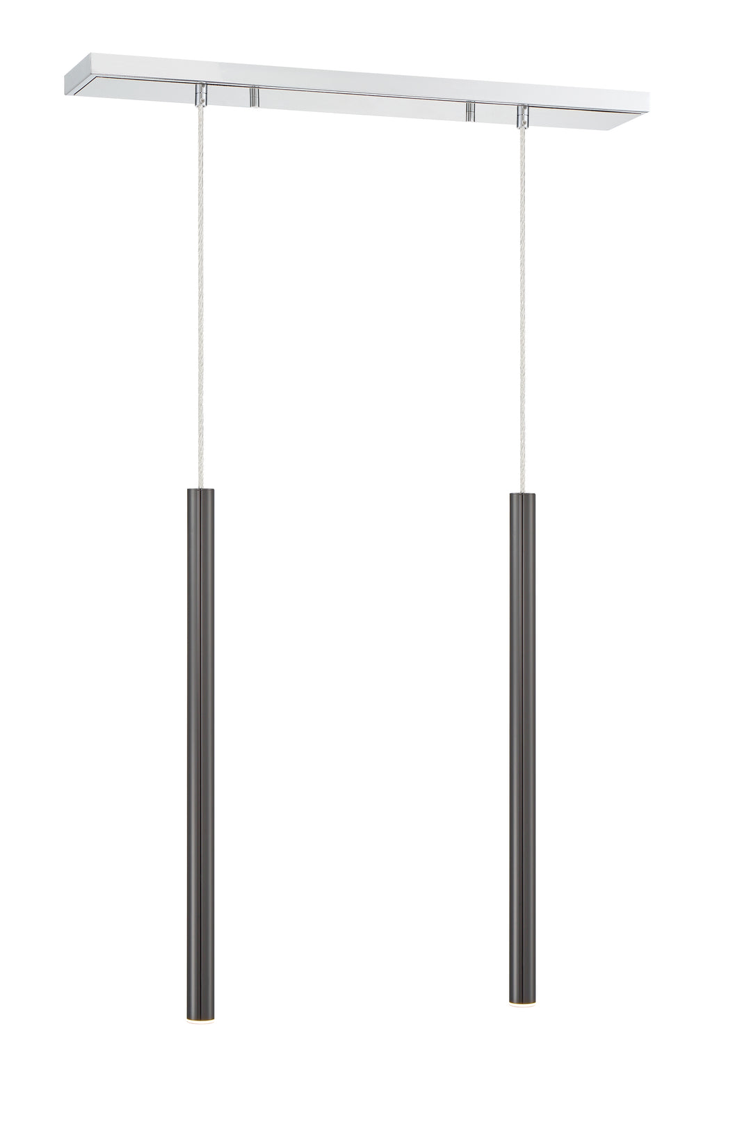 Forest - LED 2 Light Linear Chandelier (917MP24-PBL-LED-2LCH)