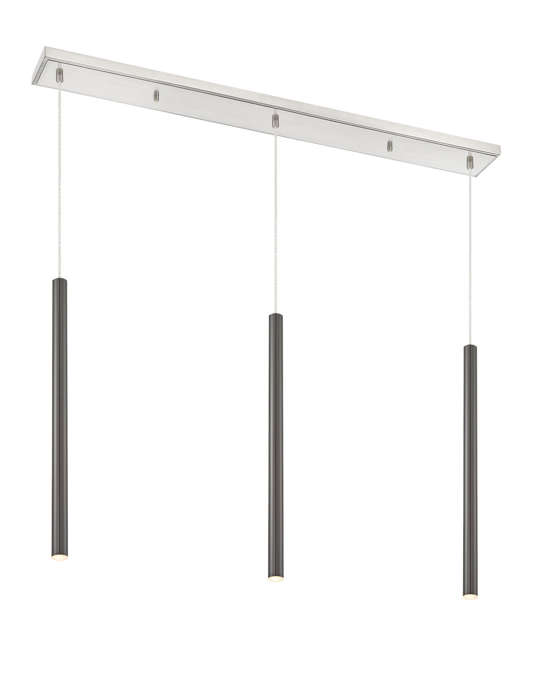 Forest - LED 3 Light Linear Chandelier (917MP24-PBL-LED-3LBN)