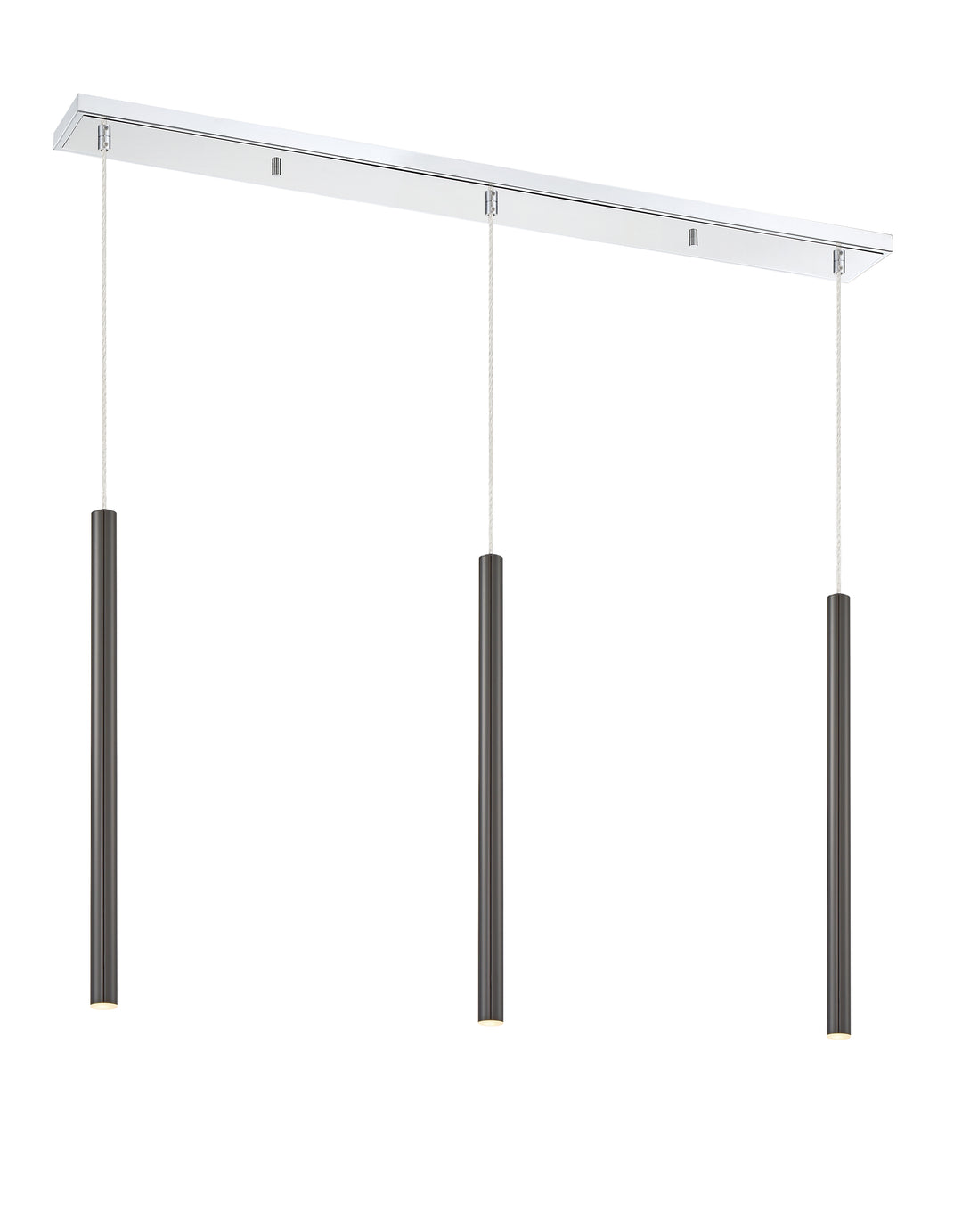 Forest - LED 3 Light Linear Chandelier (917MP24-PBL-LED-3LCH)