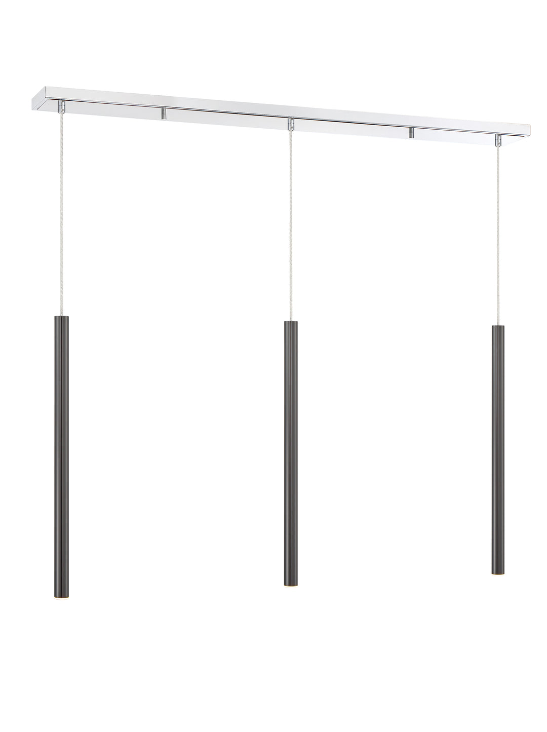 Forest - LED 3 Light Linear Chandelier (917MP24-PBL-LED-3LCH)
