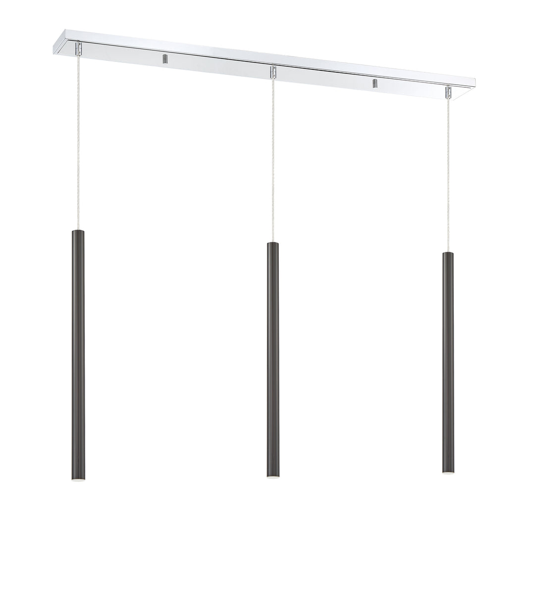 Forest - LED 3 Light Linear Chandelier (917MP24-PBL-LED-3LCH)