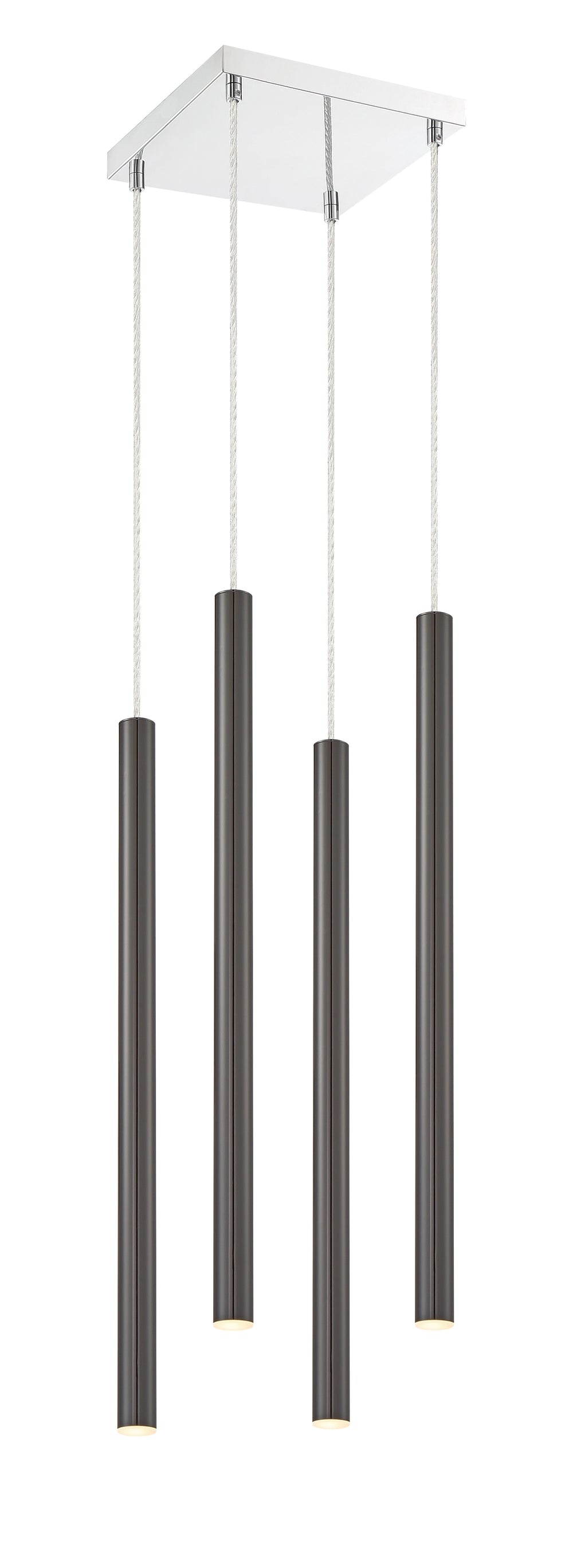 Forest - LED 4 Light Chandelier (917MP24-PBL-LED-4SCH)