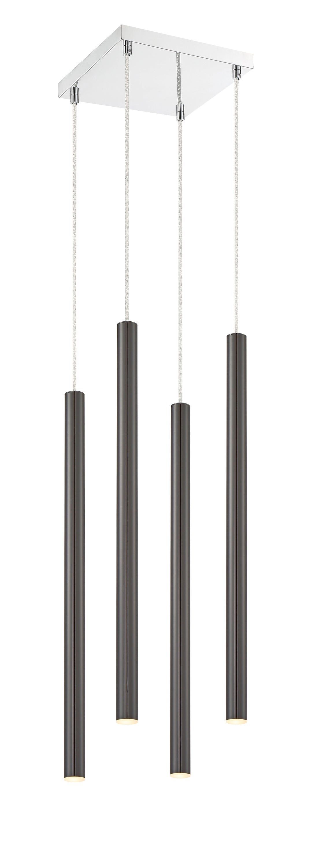 Forest - LED 4 Light Chandelier (917MP24-PBL-LED-4SCH)