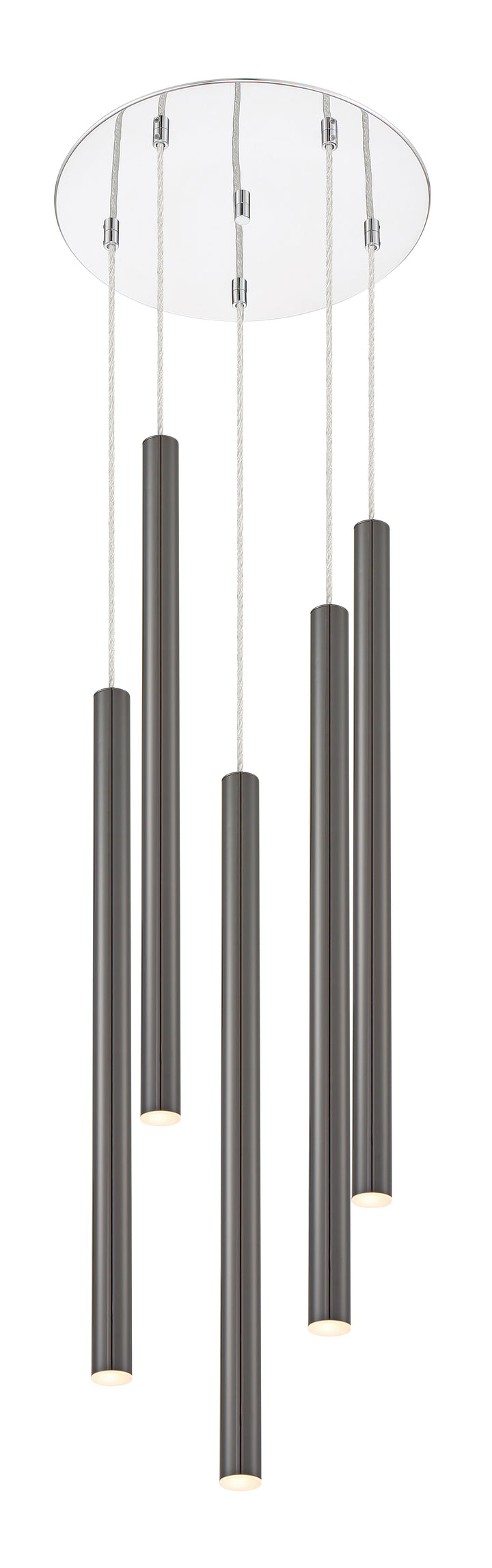 Forest - LED 5 Light Chandelier (917MP24-PBL-LED-5RCH)