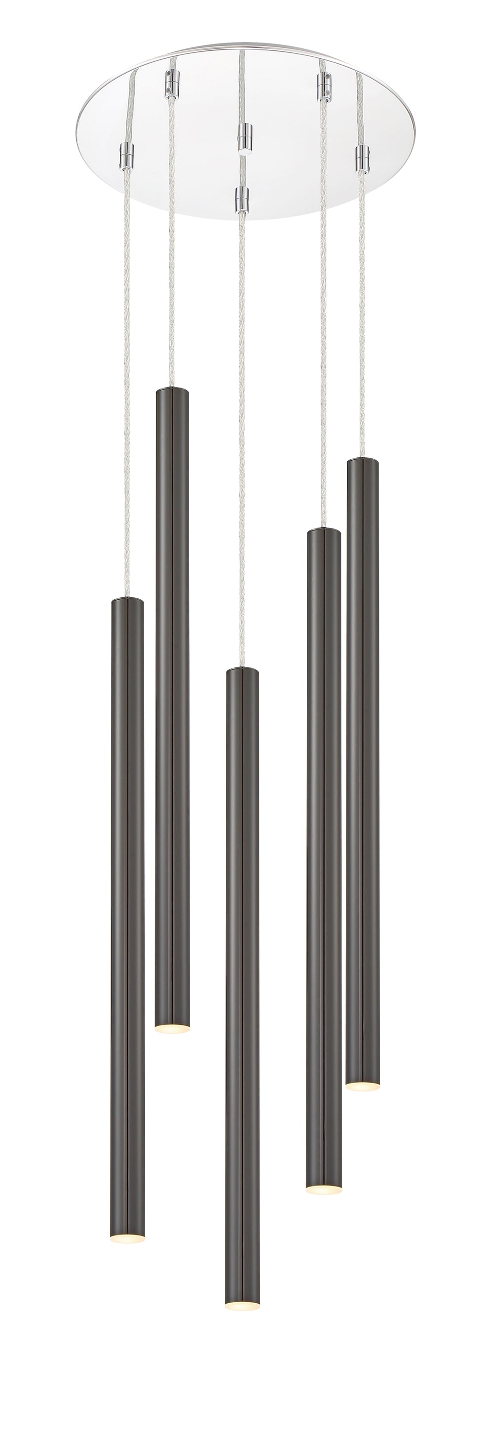 Forest - LED 5 Light Chandelier (917MP24-PBL-LED-5RCH)