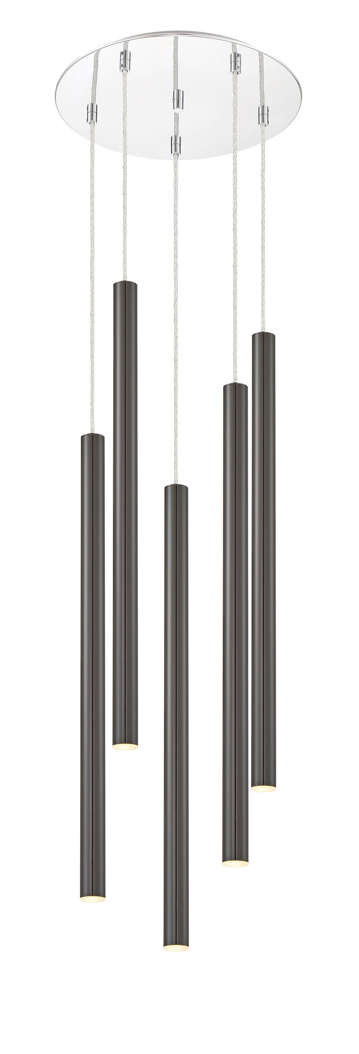 Forest - LED 5 Light Chandelier (917MP24-PBL-LED-5RCH)
