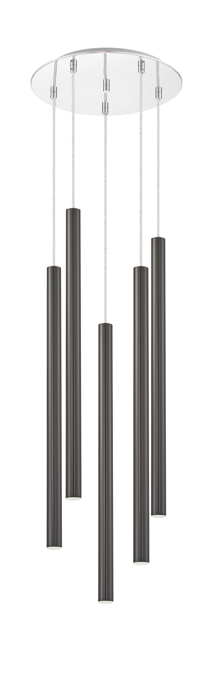 Forest - LED 5 Light Chandelier (917MP24-PBL-LED-5RCH)