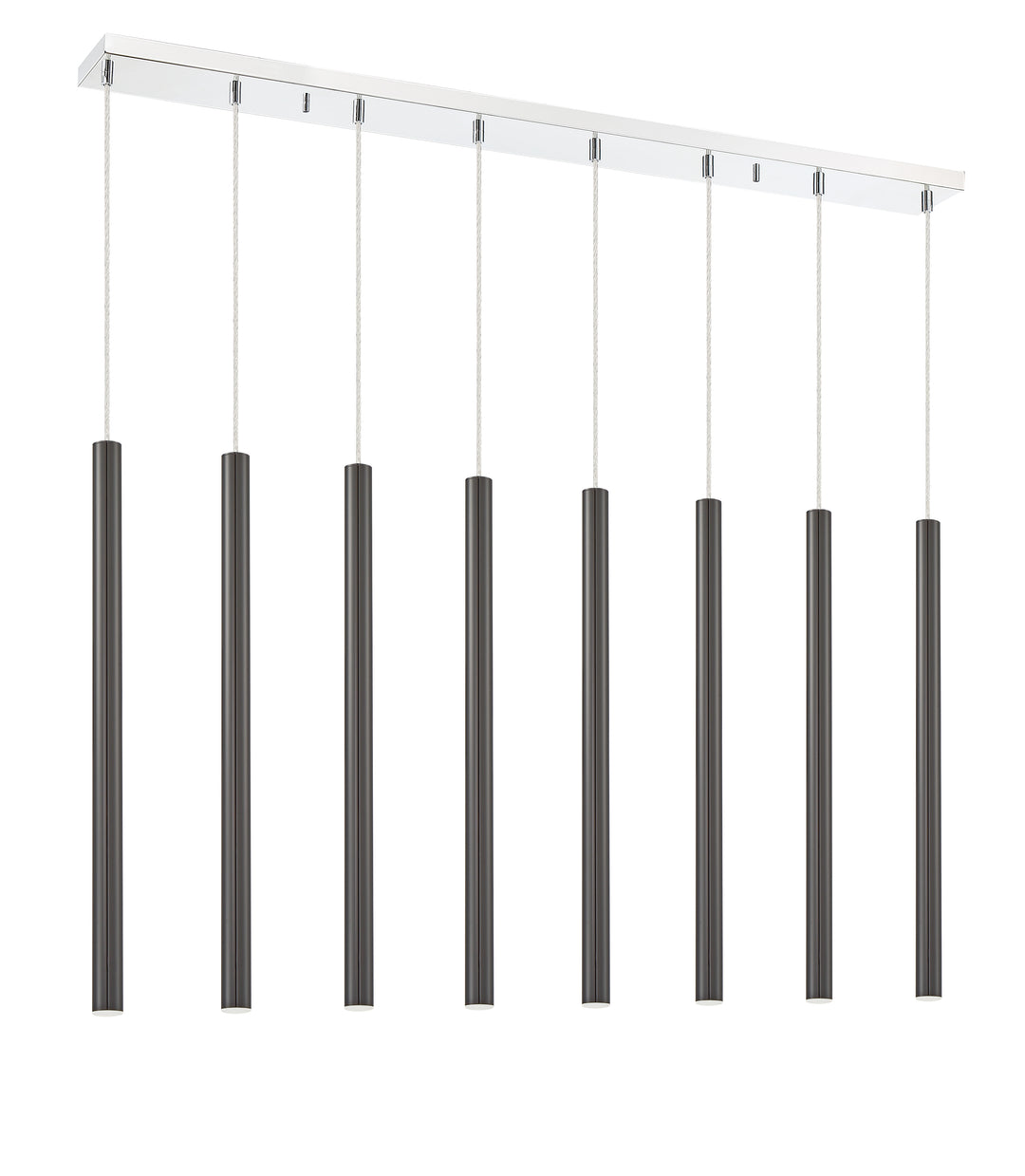 Forest - LED 8 Light Linear Chandelier (917MP24-PBL-LED-8LCH)