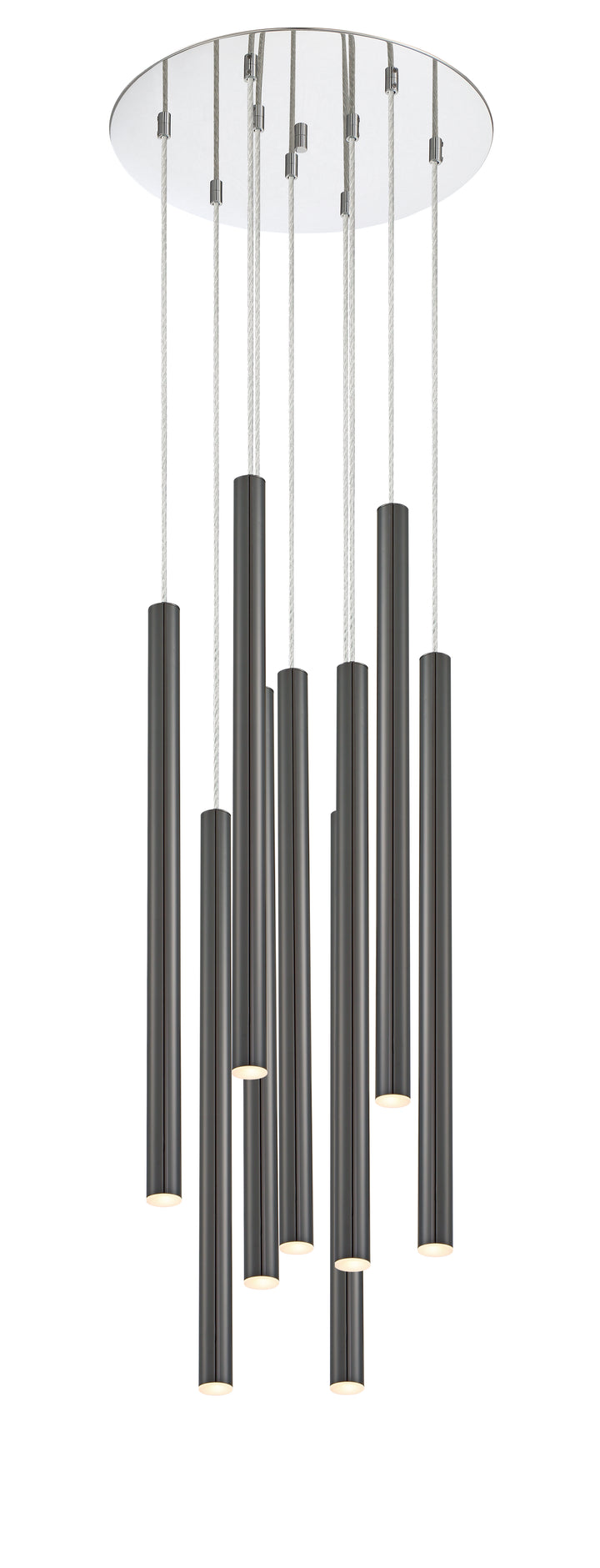 Forest - LED 9 Light Chandelier (917MP24-PBL-LED-9RCH)