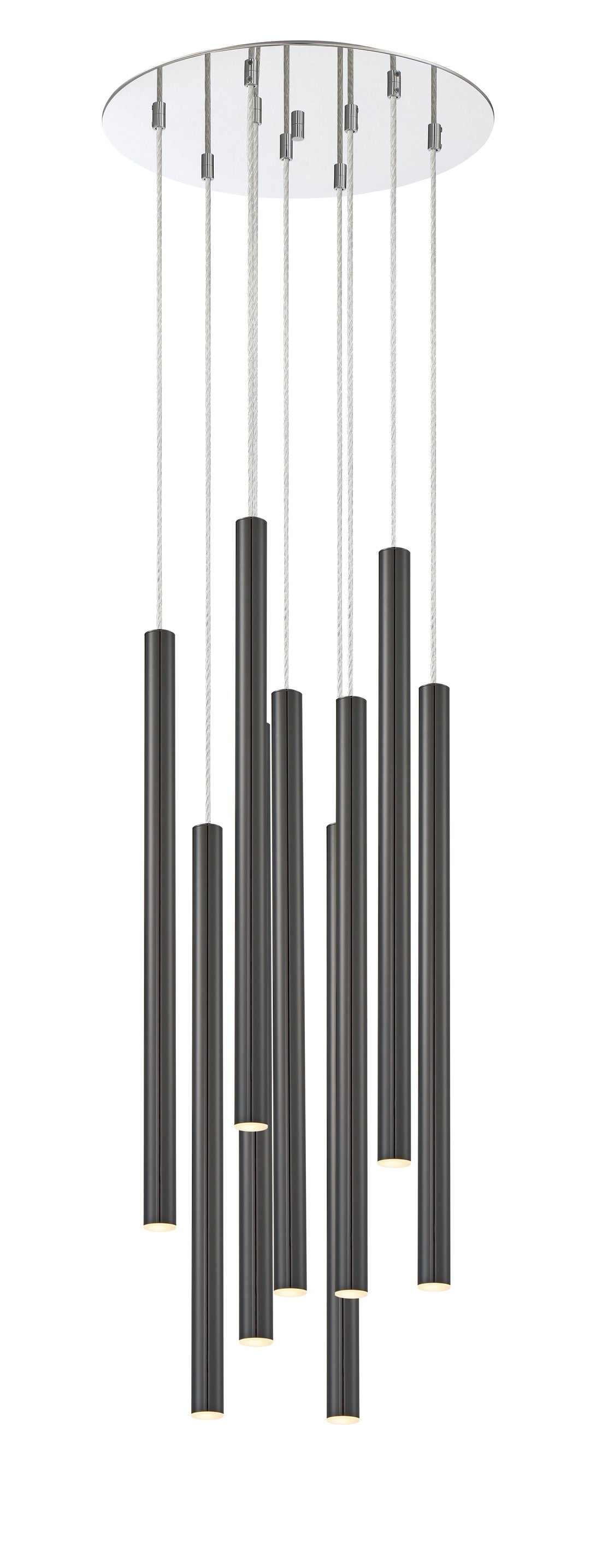 Forest - LED 9 Light Chandelier (917MP24-PBL-LED-9RCH)