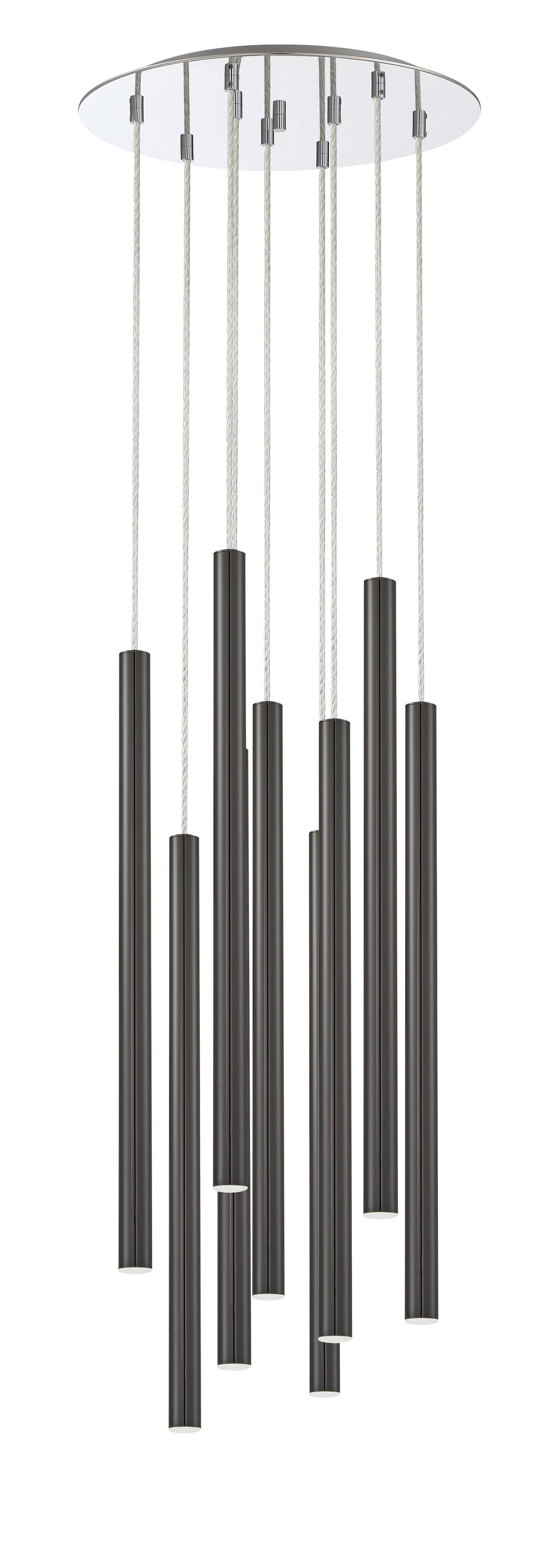 Forest - LED 9 Light Chandelier (917MP24-PBL-LED-9RCH)