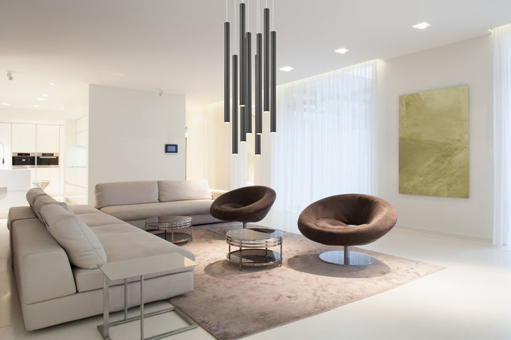 Forest - LED 9 Light Chandelier (917MP24-PBL-LED-9RCH)