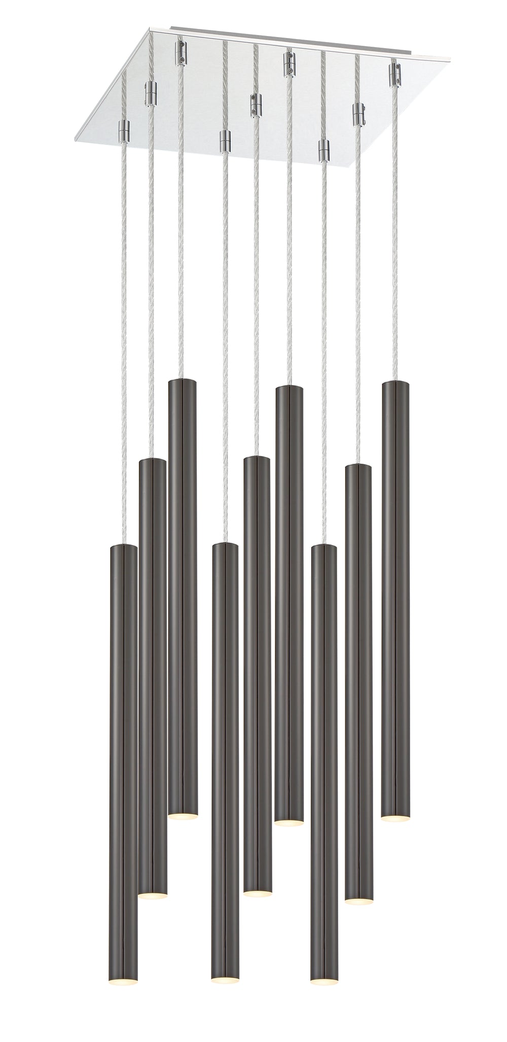 Forest - LED 9 Light Chandelier (917MP24-PBL-LED-9SCH)