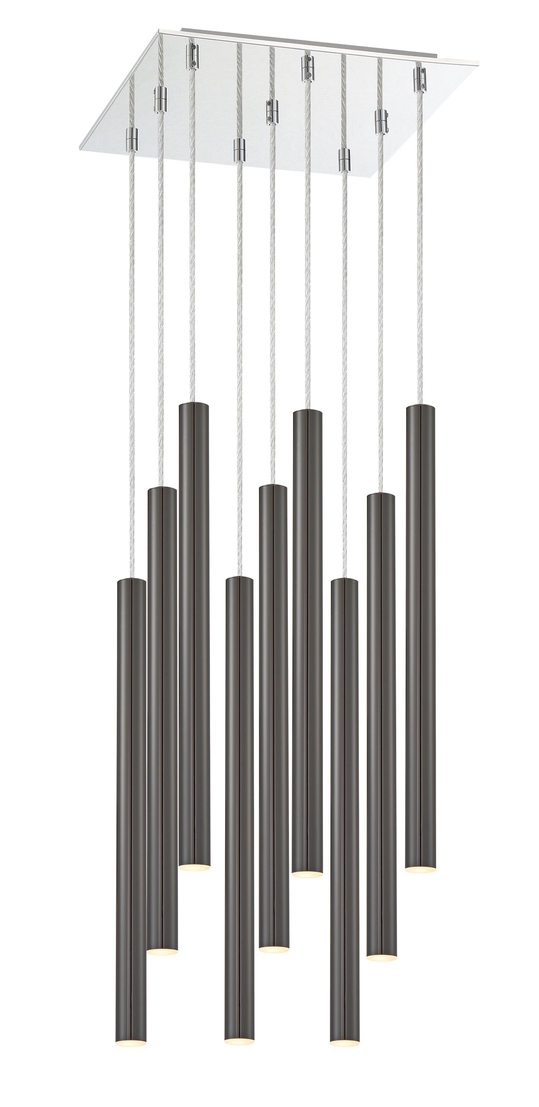 Forest - LED 9 Light Chandelier (917MP24-PBL-LED-9SCH)