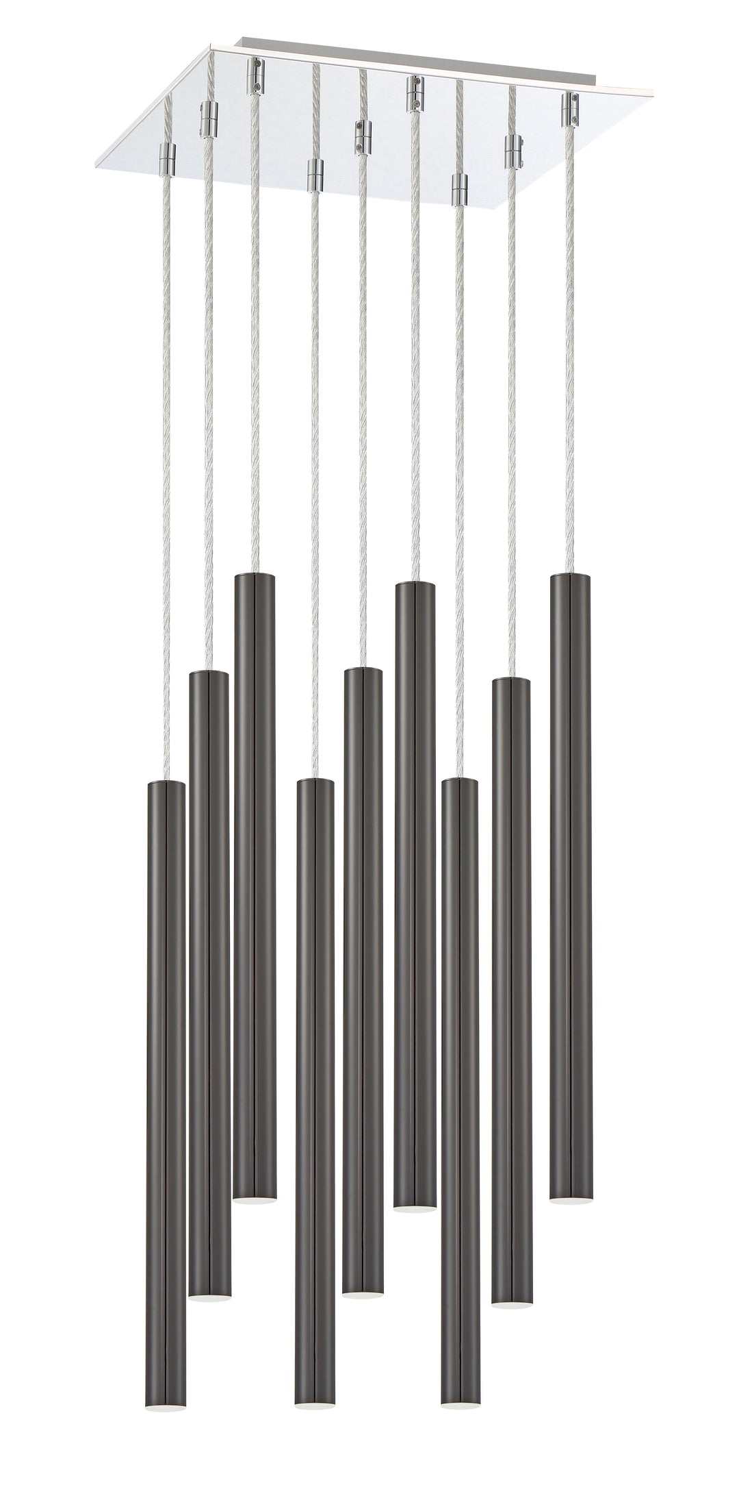 Forest - LED 9 Light Chandelier (917MP24-PBL-LED-9SCH)