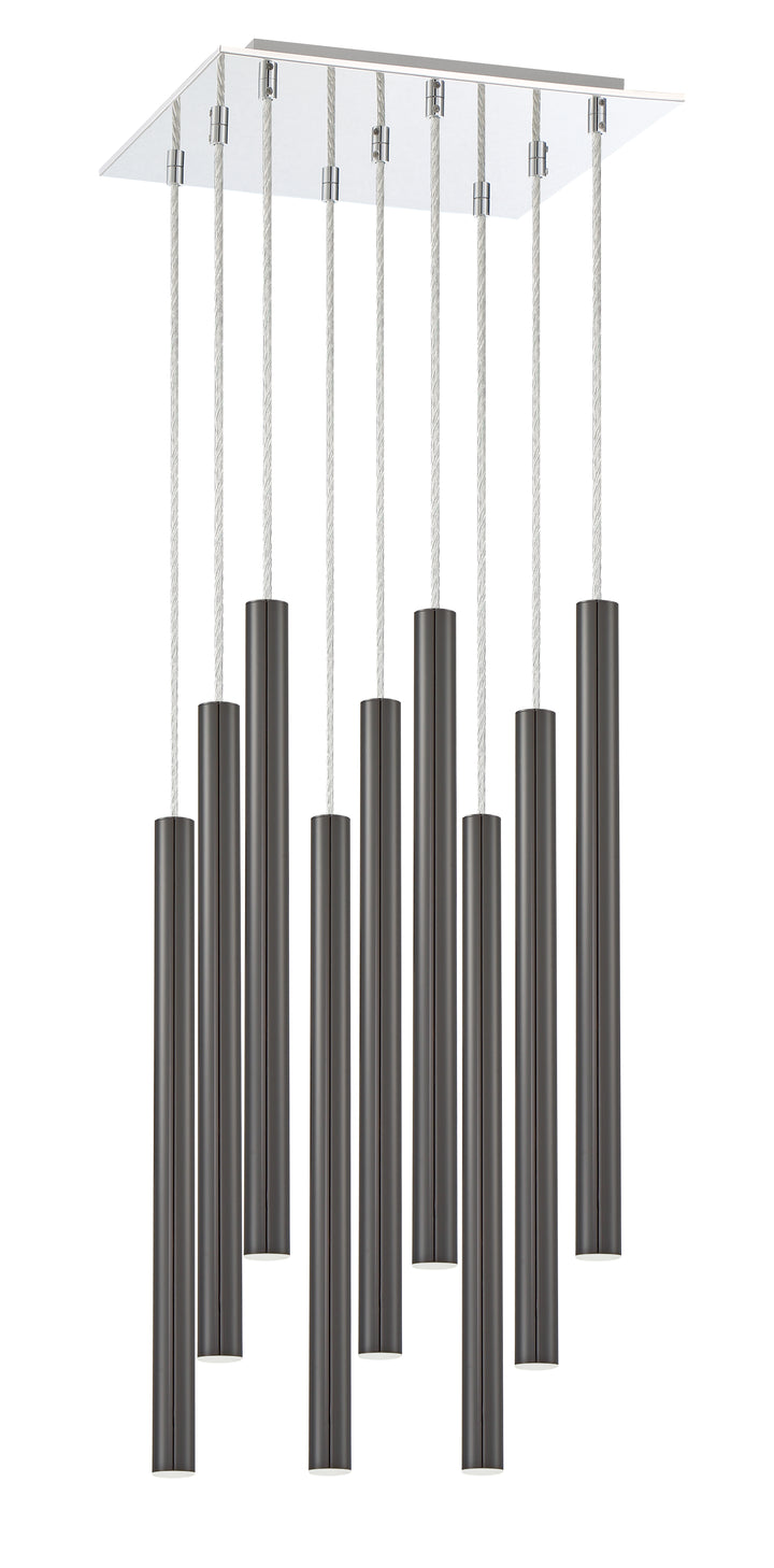 Forest - LED 9 Light Chandelier (917MP24-PBL-LED-9SCH)
