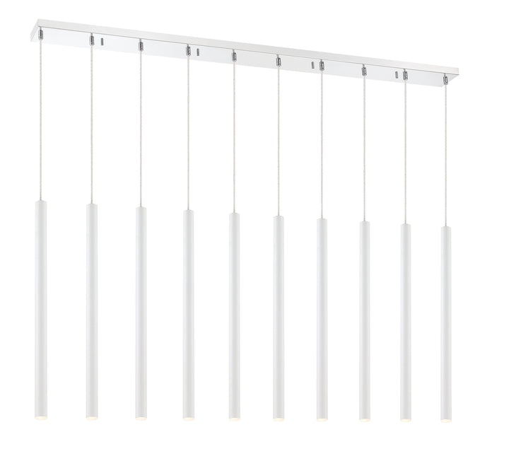 Forest - LED 10 Light Linear Chandelier (917MP24-WH-LED-10LCH)