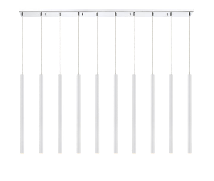 Forest - LED 10 Light Linear Chandelier (917MP24-WH-LED-10LCH)