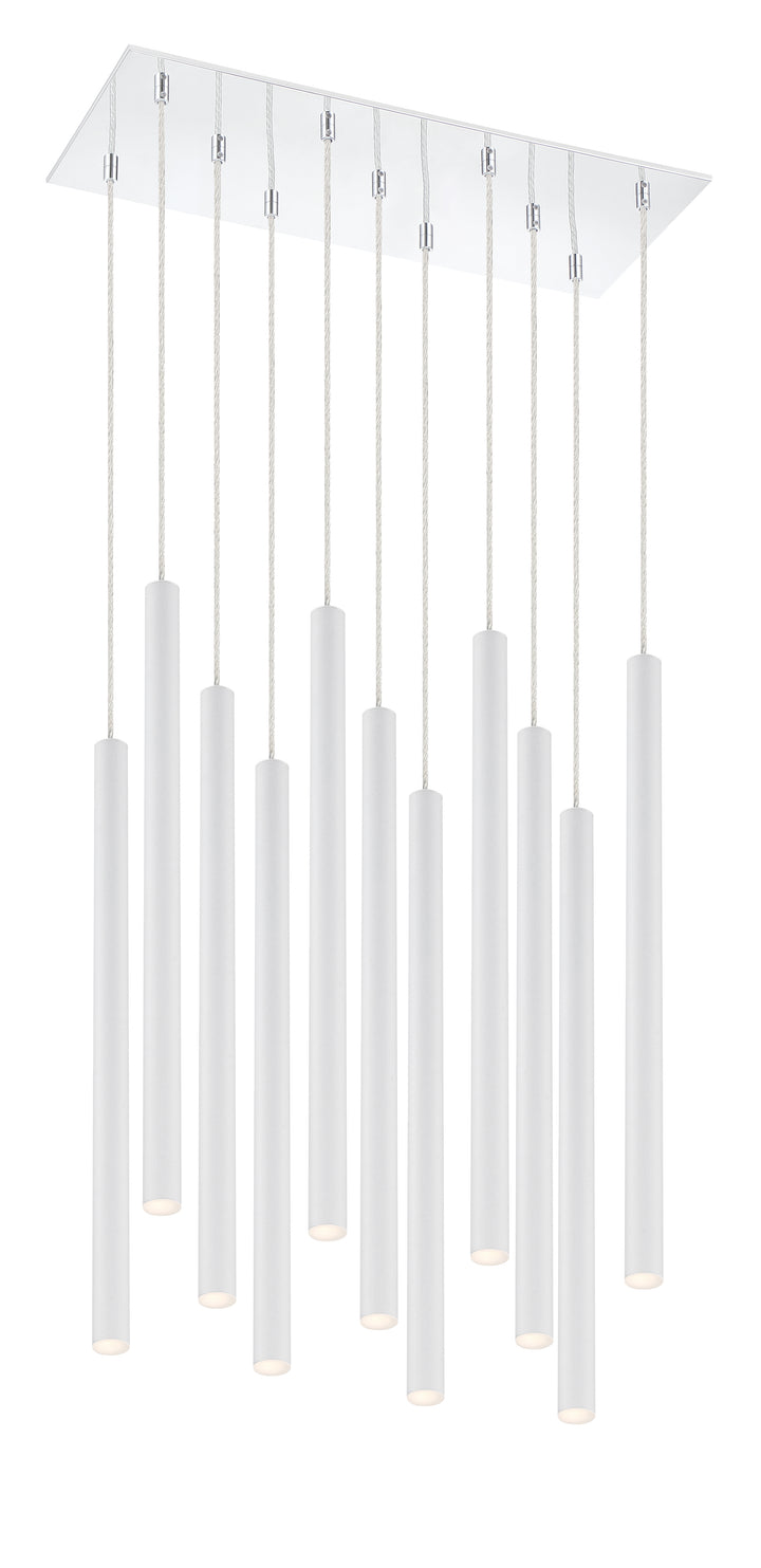 Forest - LED 11 Light Chandelier (917MP24-WH-LED-11LCH)