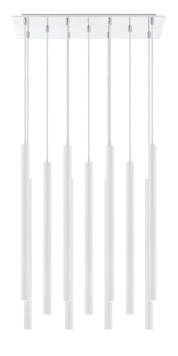 Forest - LED 11 Light Chandelier (917MP24-WH-LED-11LCH)
