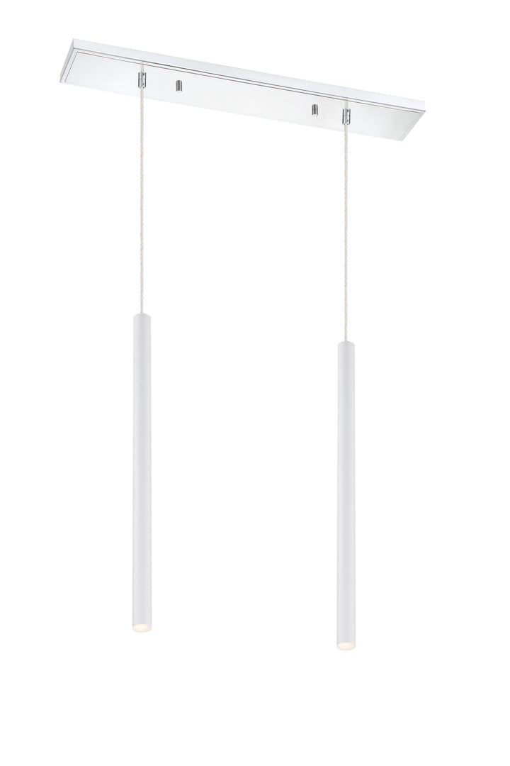 Forest - LED 2 Light Linear Chandelier (917MP24-WH-LED-2LCH)