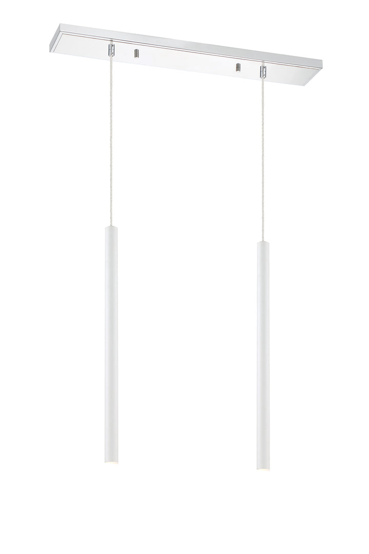 Forest - LED 2 Light Linear Chandelier (917MP24-WH-LED-2LCH)