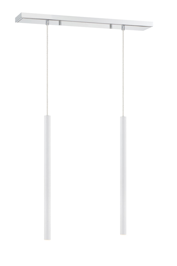 Forest - LED 2 Light Linear Chandelier (917MP24-WH-LED-2LCH)