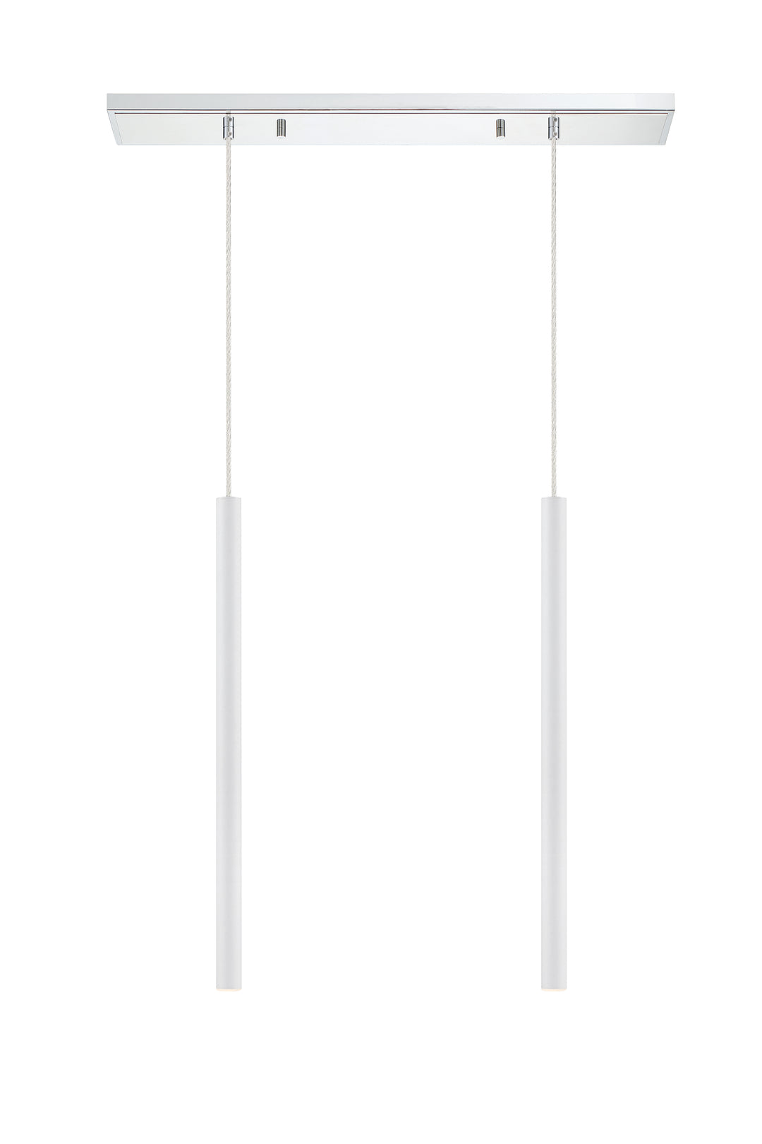 Forest - LED 2 Light Linear Chandelier (917MP24-WH-LED-2LCH)