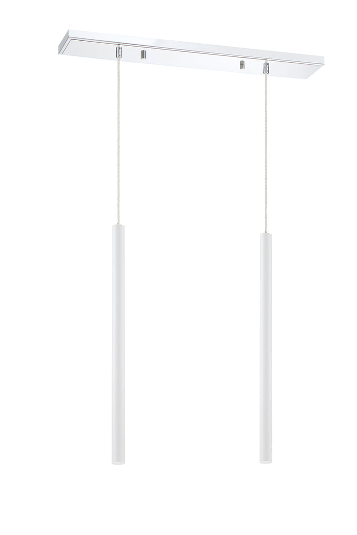 Forest - LED 2 Light Linear Chandelier (917MP24-WH-LED-2LCH)