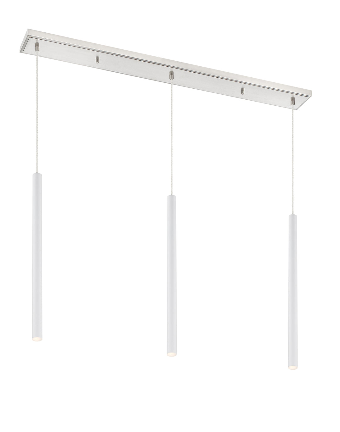 Forest - LED 3 Light Linear Chandelier (917MP24-WH-LED-3LBN)