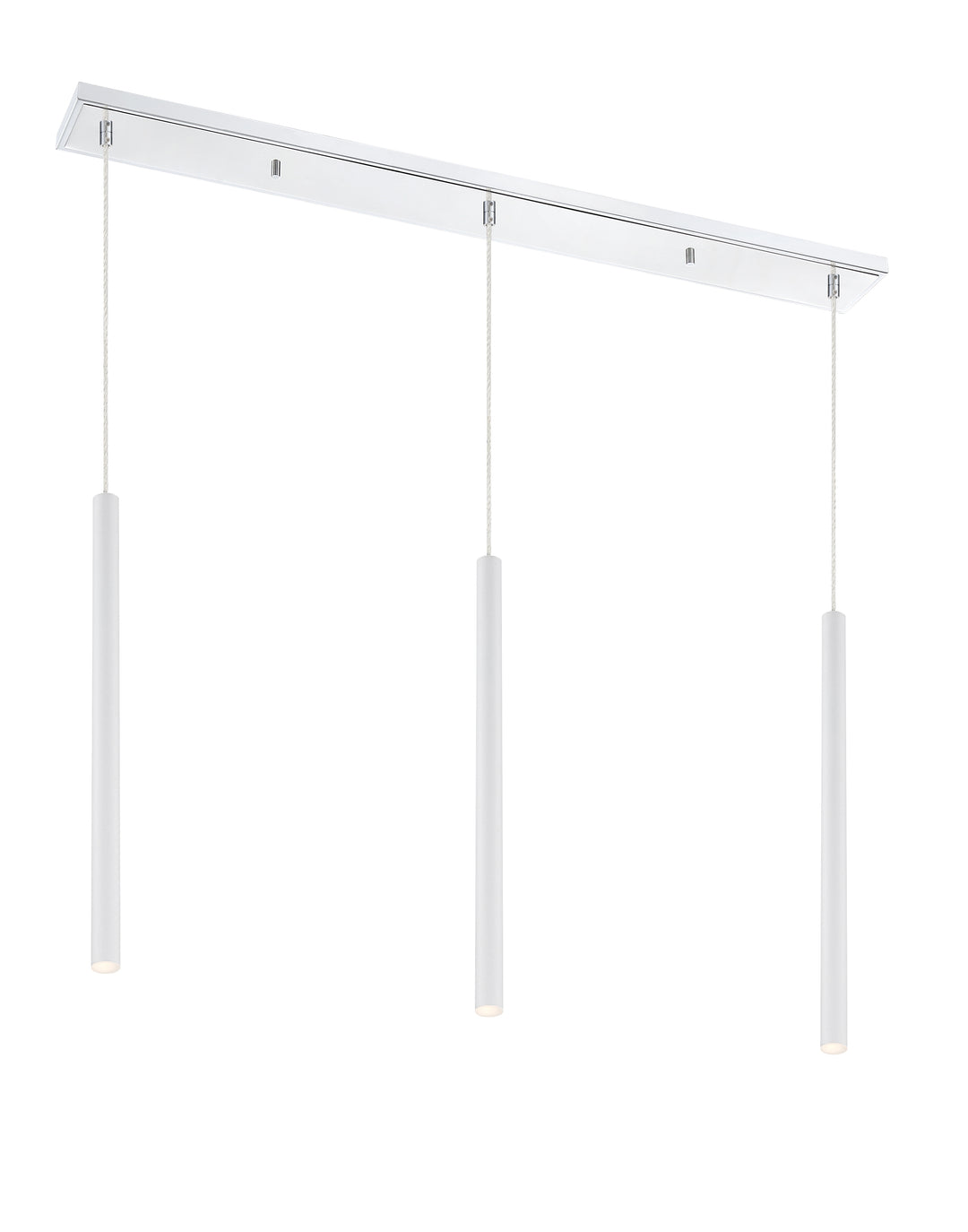Forest - LED 3 Light Linear Chandelier (917MP24-WH-LED-3LCH)