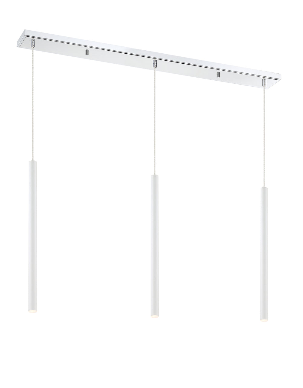 Forest - LED 3 Light Linear Chandelier (917MP24-WH-LED-3LCH)