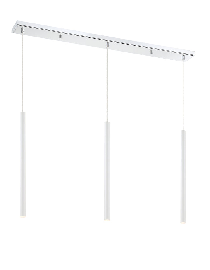 Forest - LED 3 Light Linear Chandelier (917MP24-WH-LED-3LCH)