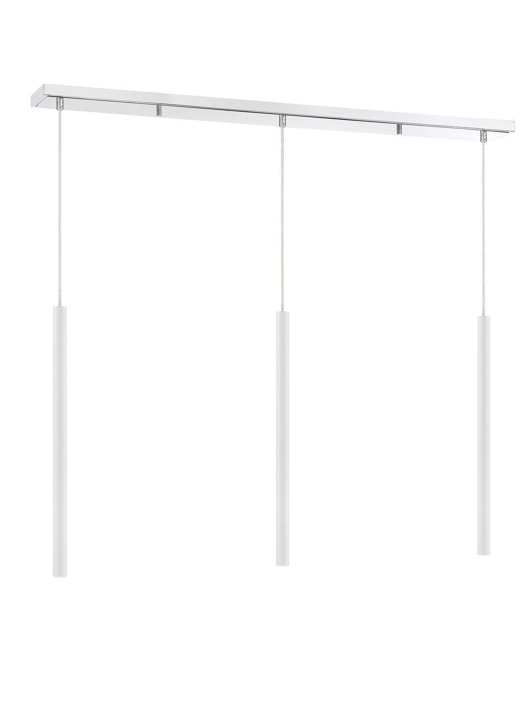 Forest - LED 3 Light Linear Chandelier (917MP24-WH-LED-3LCH)