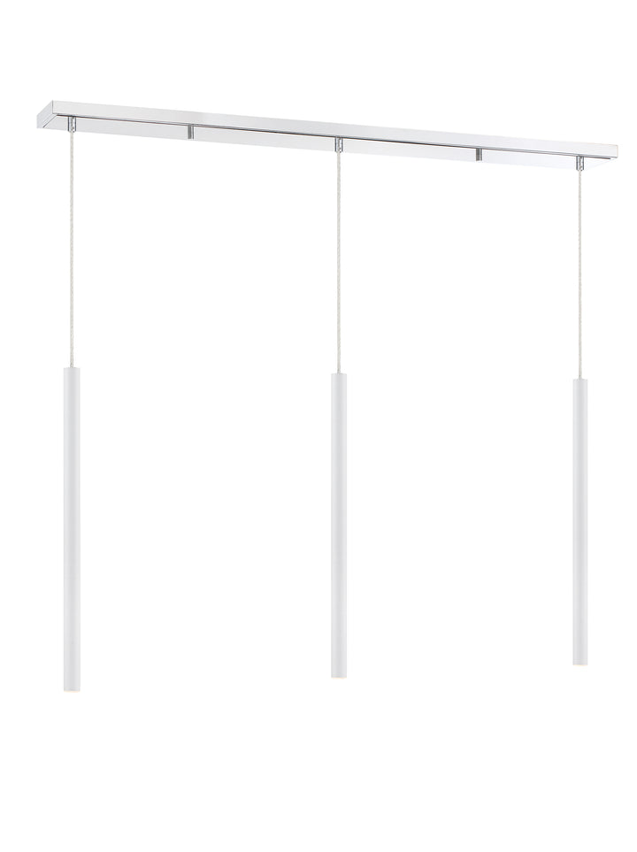 Forest - LED 3 Light Linear Chandelier (917MP24-WH-LED-3LCH)