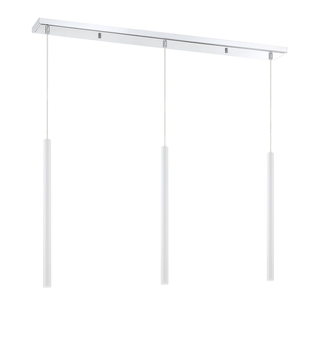 Forest - LED 3 Light Linear Chandelier (917MP24-WH-LED-3LCH)