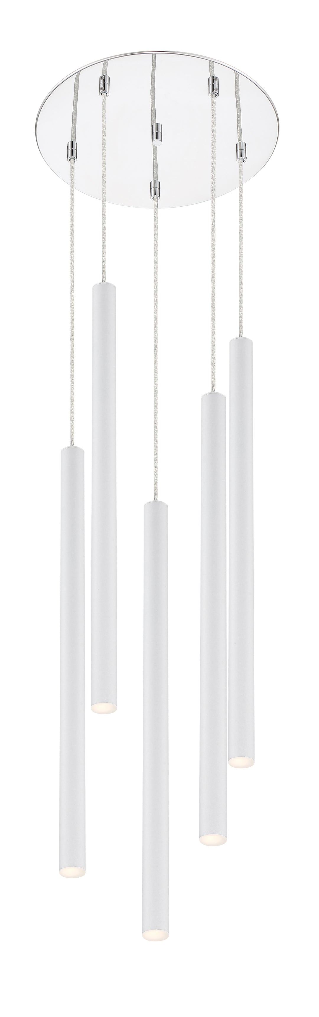 Forest - LED 5 Light Chandelier (917MP24-WH-LED-5RCH)