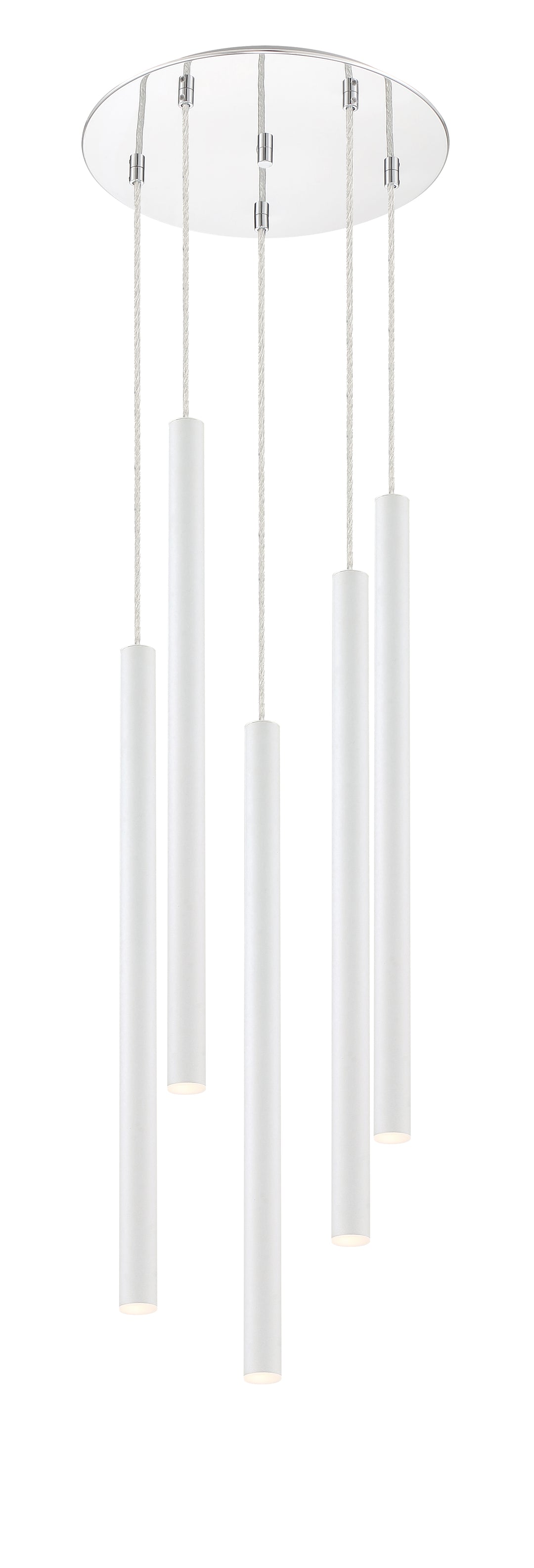 Forest - LED 5 Light Chandelier (917MP24-WH-LED-5RCH)