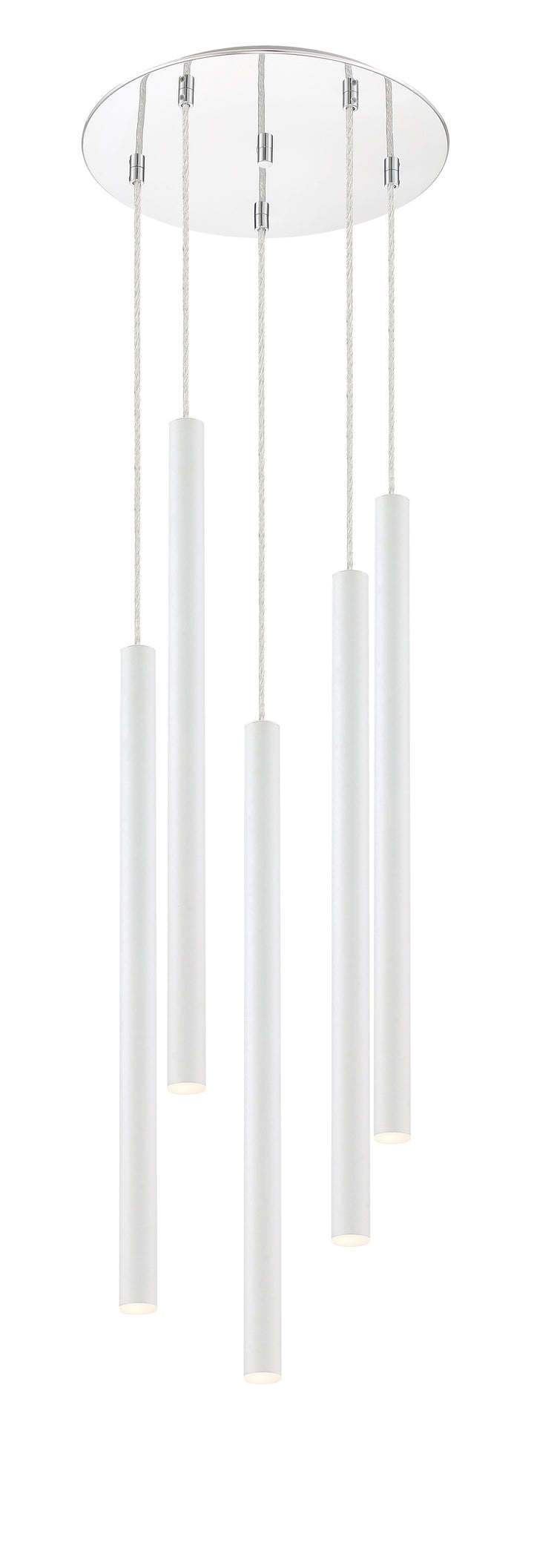 Forest - LED 5 Light Chandelier (917MP24-WH-LED-5RCH)