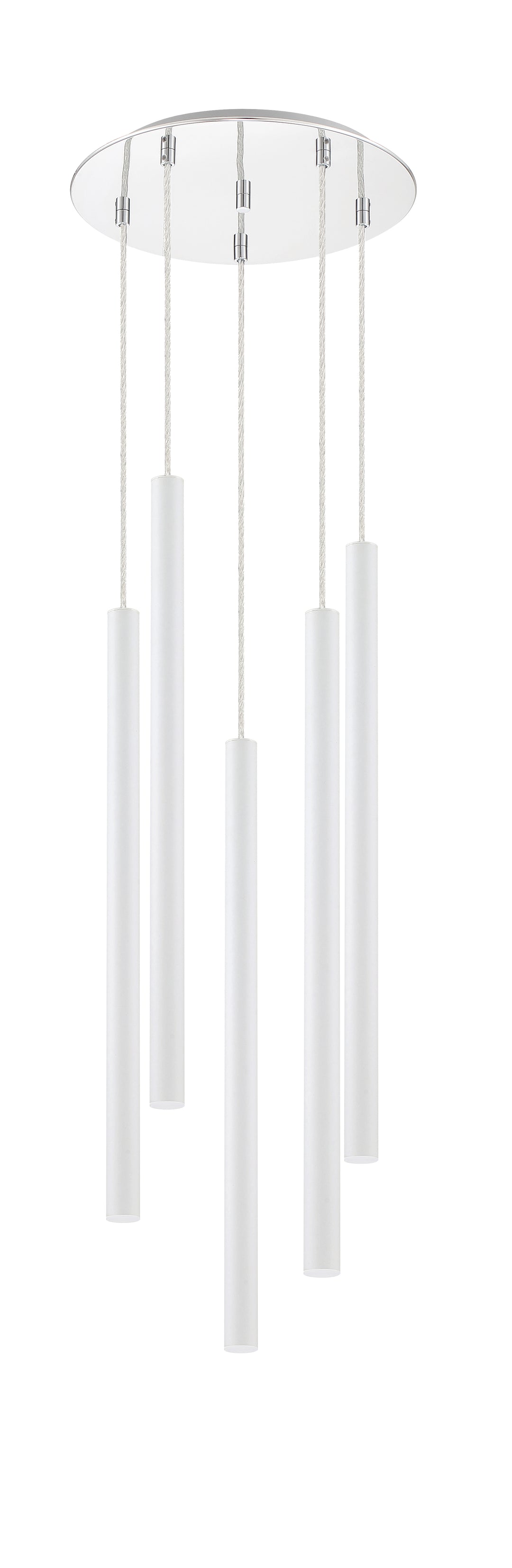 Forest - LED 5 Light Chandelier (917MP24-WH-LED-5RCH)