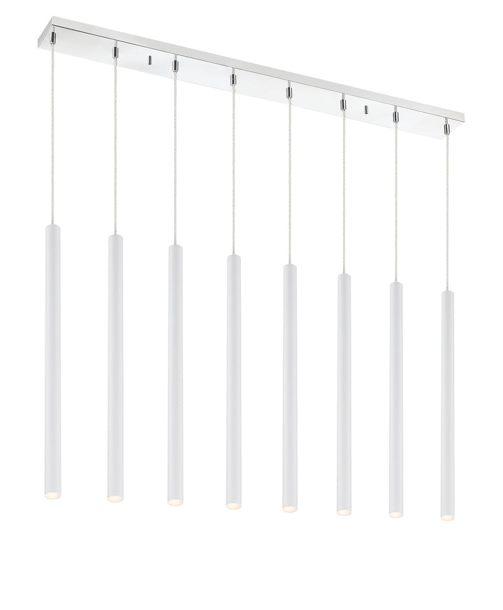 Forest - LED 8 Light Linear Chandelier (917MP24-WH-LED-8LCH)