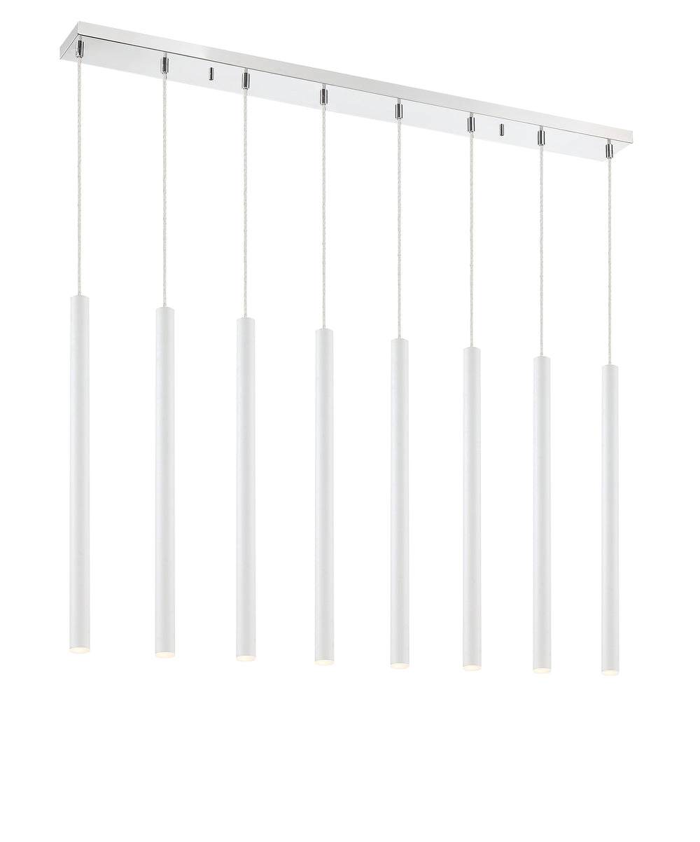 Forest - LED 8 Light Linear Chandelier (917MP24-WH-LED-8LCH)