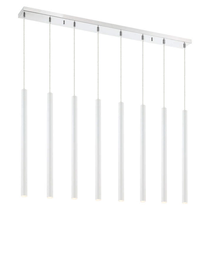 Forest - LED 8 Light Linear Chandelier (917MP24-WH-LED-8LCH)