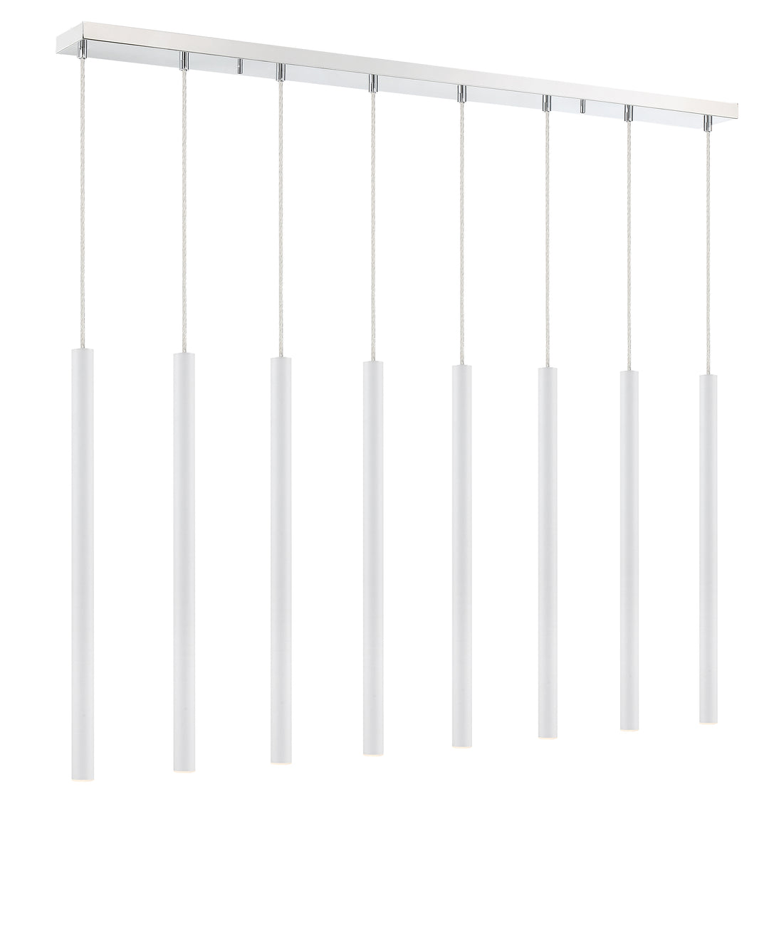 Forest - LED 8 Light Linear Chandelier (917MP24-WH-LED-8LCH)