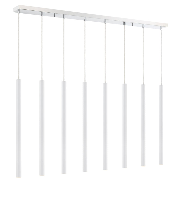 Forest - LED 8 Light Linear Chandelier (917MP24-WH-LED-8LCH)