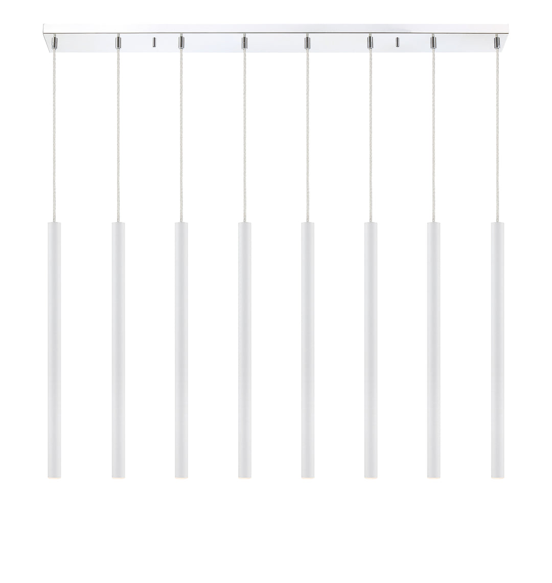 Forest - LED 8 Light Linear Chandelier (917MP24-WH-LED-8LCH)