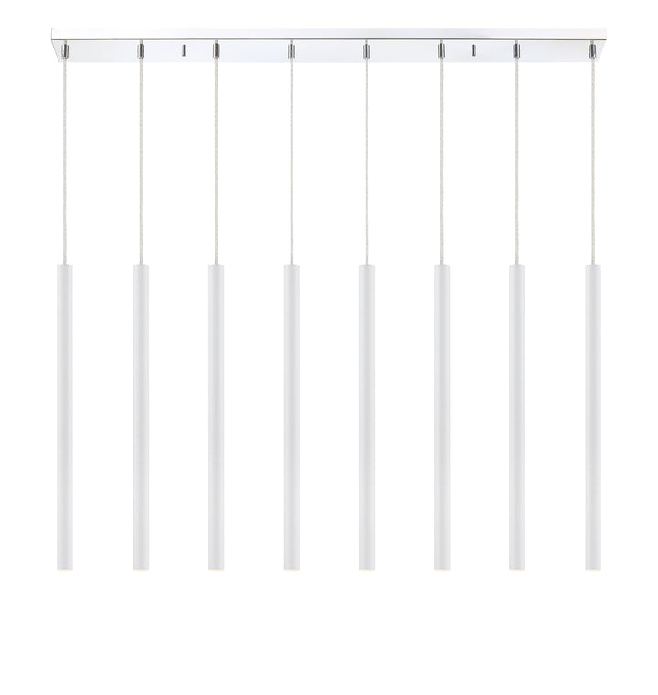 Forest - LED 8 Light Linear Chandelier (917MP24-WH-LED-8LCH)