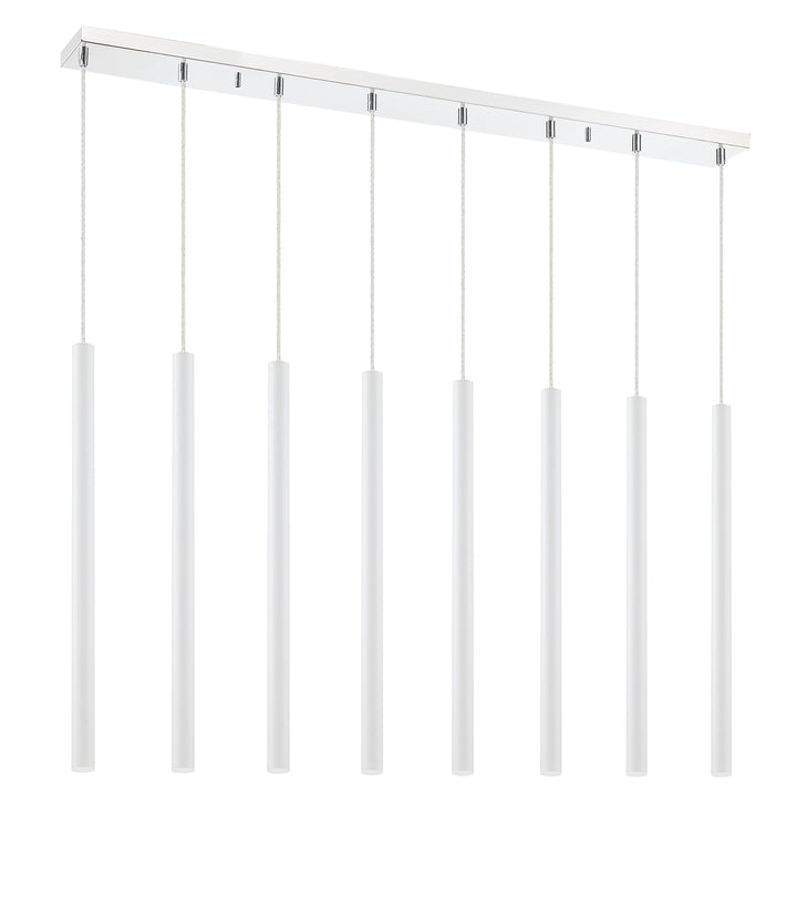 Forest - LED 8 Light Linear Chandelier (917MP24-WH-LED-8LCH)